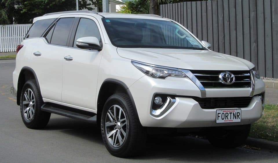 Foto de referência: Toyota Hilux SW4